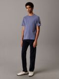 Grey Monogram Badge T-shirt  Men