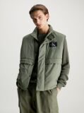Green Padded Nylon Utility Vest  Men