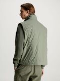 Green Padded Nylon Utility Vest  Men
