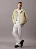 Green Relaxed Hooded Nylon Windbreaker  Men