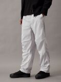 Grey Satin Twill Track Pants  Men