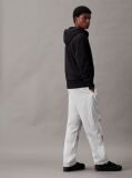 Grey Satin Twill Track Pants  Men