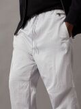 Grey Satin Twill Track Pants  Men