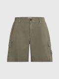 Green Calvin Klein Essentials. Timeless staples perfected for the modern wardrobe, evolving every season with new shapes and colours. These shorts are created with 20% recycled cotton, created by reprocessing existing materials.  Men