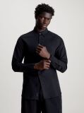 Black Linen Cotton Shirt  Men