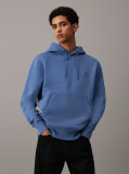 Μπλε Hoodie Από Χοντρό Fleece  Άνδρας