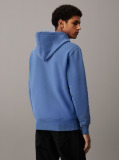 Μπλε Hoodie Από Χοντρό Fleece  Άνδρας