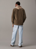 Brown Relaxed Corduroy Shirt Jacket  Men
