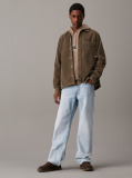 Brown Relaxed Corduroy Shirt Jacket  Men