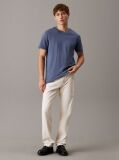 Grey Heavy Jersey Monogram T-shirt  Men