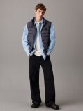 Black Lightweight Down Puffer Gilet  Men