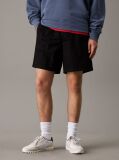 Black Men's linen shorts, perfect for casual looks  Men