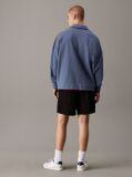 Black Men's linen shorts, perfect for casual looks  Men