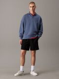 Black Men's linen shorts, perfect for casual looks  Men