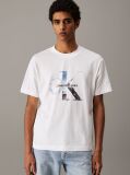 Λευκό Monogram T-shirt Με Σχέδιο  Άνδρας