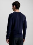 Blue Merino Wool Jumper  Men