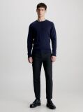 Blue Merino Wool Jumper  Men