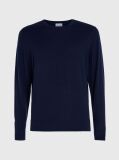 Blue Merino Wool Jumper  Men