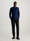 Blue Merino Wool Jumper  Men