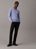 Blue Merino Wool Jumper  Men