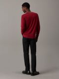 Red Merino Wool Jumper  Men