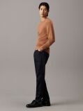 Brown Merino Wool Jumper  Men