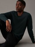 Green Merino Wool Jumper  Men
