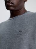 Grey Merino Wool Jumper  Men