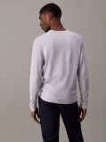 Grey Merino Wool Jumper  Men