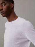 Grey Merino Wool Jumper  Men
