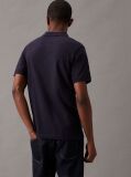 Blue Slim Stretch Pique Polo Shirt  Men