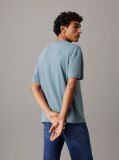 Blue Cotton Logo T-shirt  Men