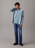 Blue Cotton Logo T-shirt  Men