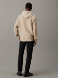 Beige Logo Hoodie  Men