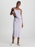 Purple Recycled Polyester Slip Skirt  Women
