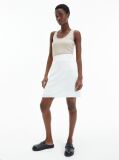 Beige Rib Jersey Tank Top  Women
