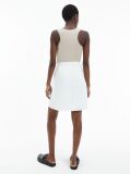 Beige Rib Jersey Tank Top  Women