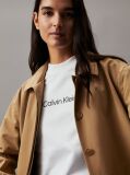 White Cotton Logo Sweatshirt  Women