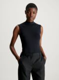 Black Stretch Jersey Bodysuit  Women