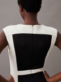 Multi Slim Scuba Colourblock Dress  Women