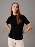 Black Slim Merino Mock Neck Jumper  Women