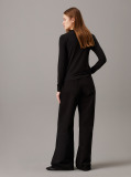 Black Slim Modal Top  Women