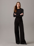 Black Slim Modal Top  Women
