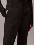 Black Slim Tapered Chino Trousers  Women