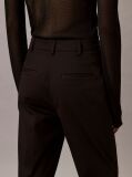 Black Slim Tapered Chino Trousers  Women