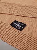Beige Knit Scarf  Men