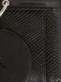 Black Snakeskin Zip Around Wallet  Women