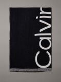 Black Logo Scarf  Women