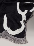 Black Logo Scarf  Women