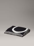 Black Logo Scarf  Women